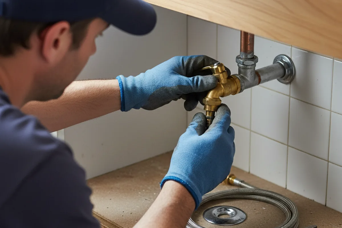 Shutoff valve and fitting work during Emergency Plumbing in Wauconda